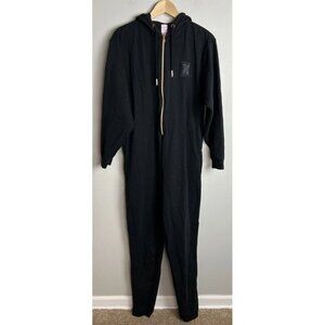 Savage x Fenty Black Caviar Hooded Jumpsuit Zip Size XS Women’s